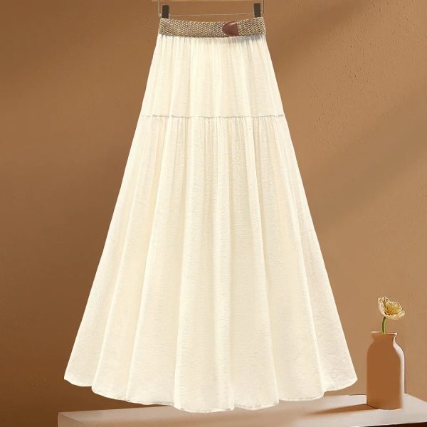 French A-line Midi Skirt