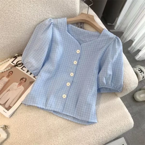 Korean Aesthetic Button Shirt