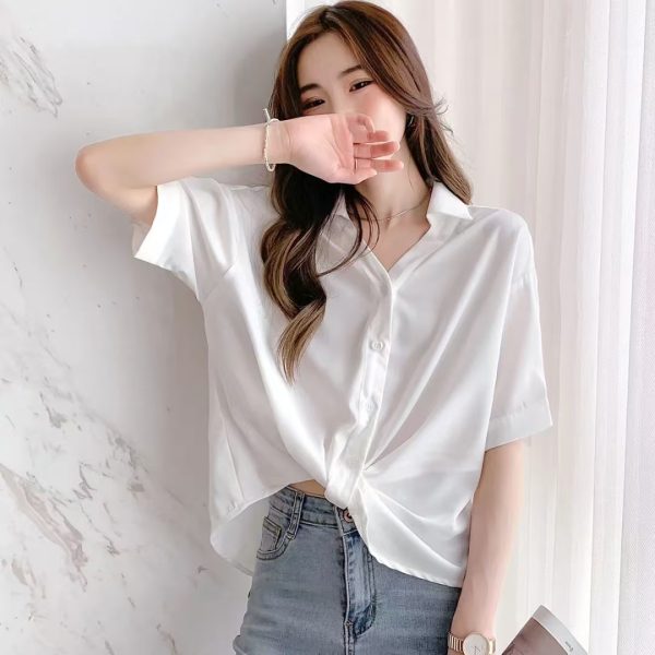 Light French Office Slim Shirt