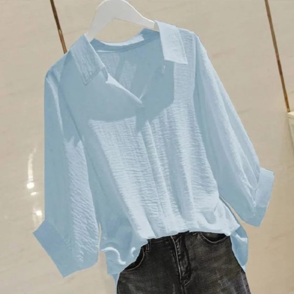 Light French Office Slim Shirt
